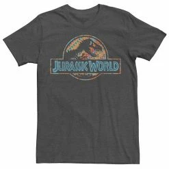 Licensed Character Men's Jurassic World Geometric Shape Pattern Logo Graphic Tee Red -Licensed Character Shop unnamed file 22748