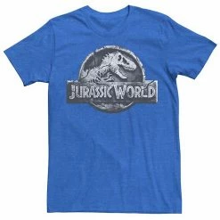 Licensed Character Men's Jurassic World Two Return Stone Logo Tee Athletic Heather -Licensed Character Shop unnamed file 22757