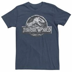 Licensed Character Men's Jurassic World Two Return Stone Logo Tee Athletic Heather -Licensed Character Shop unnamed file 22760