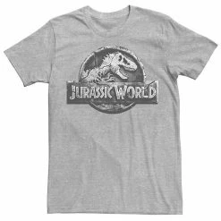 Licensed Character Men's Jurassic World Two Return Stone Logo Tee Athletic Heather -Licensed Character Shop unnamed file 22761