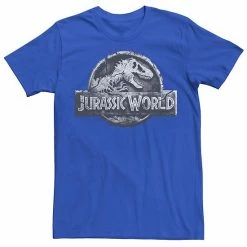 Licensed Character Men's Jurassic World Two Return Stone Logo Tee Athletic Heather -Licensed Character Shop unnamed file 22762