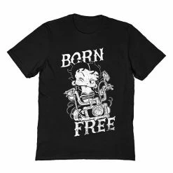 Licensed Character Men's Betty Boop T-Shirt Black