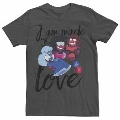 Licensed Character Men's Cartoon Network Steven Universe I Am Made Of Love Tee Silver -Licensed Character Shop unnamed file 22852