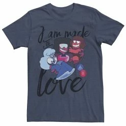 Licensed Character Men's Cartoon Network Steven Universe I Am Made Of Love Tee Silver -Licensed Character Shop unnamed file 22855