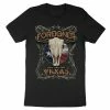 Licensed Character Men's Don't Mess With Texas Tee Black