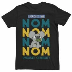 Licensed Character Men's Cartoon Network We Bare Bears Nom Nom Internet Celebrity Graphic Tee Charcoal Heather -Licensed Character Shop unnamed file 22907
