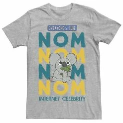 Licensed Character Men's Cartoon Network We Bare Bears Nom Nom Internet Celebrity Graphic Tee Charcoal Heather -Licensed Character Shop unnamed file 22908