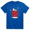 Licensed Character Men's Peanuts Joy Snoopy Tee Royal Blue -Licensed Character Shop unnamed file 2291