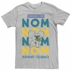 Licensed Character Men's Cartoon Network We Bare Bears Nom Nom Internet Celebrity Graphic Tee Charcoal Heather -Licensed Character Shop unnamed file 22912
