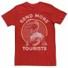 Licensed Character Men's Jurassic Park Raptor Says Send More Tourists Tee Royal Heather -Licensed Character Shop unnamed file 22924