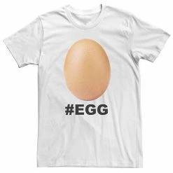 Licensed Character Men's Celebrity King Egg Tee Pound Sign -Licensed Character Shop unnamed file 22942