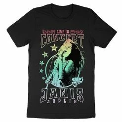 Licensed Character Men's Rainbow Janis Joplin Tee