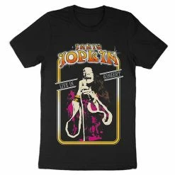 Licensed Character Men's Janis Joplin Live In Concert Tee