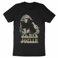 Licensed Character Men's Janis Joplin Singing Tee