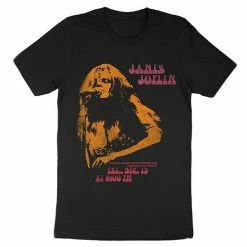 Licensed Character Men's Janis Joplin Madison Square Garden Tee