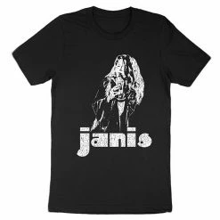 Licensed Character Men's Janis Joplin Crackle Tee
