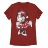 Licensed Character Juniors' Disney's Minnie Mouse Classic Christmas Portrait Tee -Licensed Character Shop unnamed file 2306