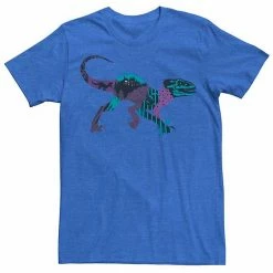 Licensed Character Men's Jurassic World Raptor DNA Scene Fill Tee Red Heather -Licensed Character Shop unnamed file 23135