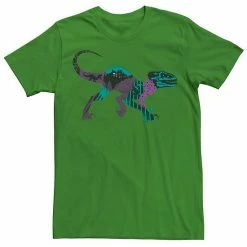 Licensed Character Men's Jurassic World Raptor DNA Scene Fill Tee Red Heather -Licensed Character Shop unnamed file 23140