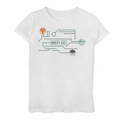 Licensed Character Girls 7-16 Cartoon Network Ben 10 Graphic Tee Purple Heather -Licensed Character Shop unnamed file 23169