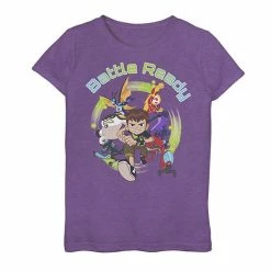 Licensed Character Girls 7-16 Cartoon Network Ben 10 Graphic Tee Purple Heather -Licensed Character Shop unnamed file 23173