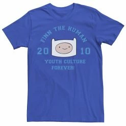 Licensed Character Men's Adventure Time Finn The Human Youth Culture Forever Graphic Tee Black -Licensed Character Shop unnamed file 23177