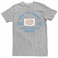 Licensed Character Men's Adventure Time Finn The Human Youth Culture Forever Graphic Tee Black -Licensed Character Shop unnamed file 23179