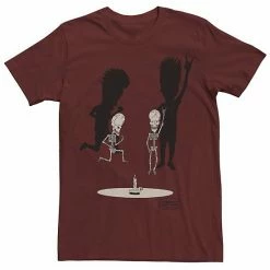 Licensed Character Men's Beavis And Butthead Skeletons Rocking Out Portrait Tee Charcoal Heather -Licensed Character Shop unnamed file 23186