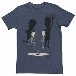Licensed Character Men's Beavis And Butthead Skeletons Rocking Out Portrait Tee Charcoal Heather -Licensed Character Shop unnamed file 23189