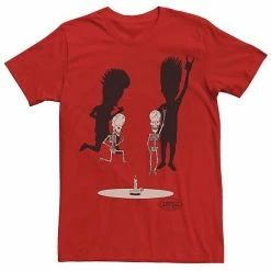 Licensed Character Men's Beavis And Butthead Skeletons Rocking Out Portrait Tee Charcoal Heather -Licensed Character Shop unnamed file 23191