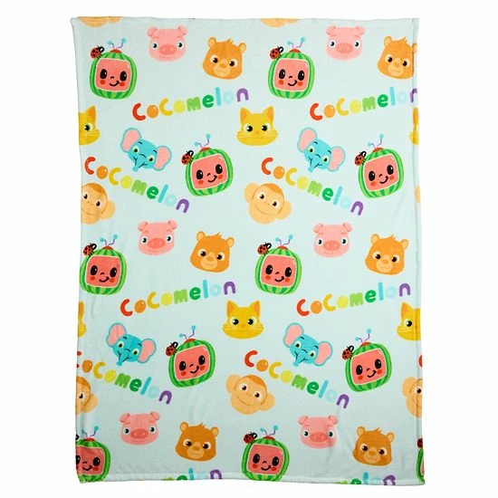 Licensed Character CocoMelon 46" X 60" Throw Blanket 4 Licensed Character CocoMelon 46" X 60" Throw Blanket - Image 2