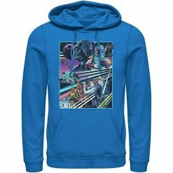 Licensed Character Men's Star Wars Neon Rebel Alliance Poster Hoodie Royal -Licensed Character Shop unnamed file 23229
