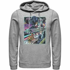 Licensed Character Men's Star Wars Neon Rebel Alliance Poster Hoodie Royal -Licensed Character Shop unnamed file 23230