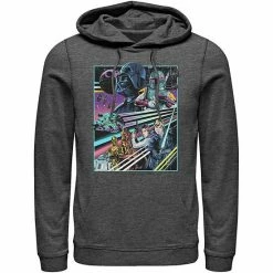 Licensed Character Men's Star Wars Neon Rebel Alliance Poster Hoodie Royal -Licensed Character Shop unnamed file 23235