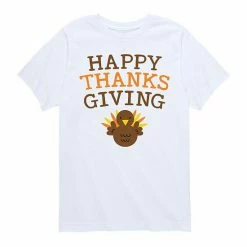 Licensed Character Boys 8-20 Happy Thanksgiving Graphic Tee White -Licensed Character Shop unnamed file 2324