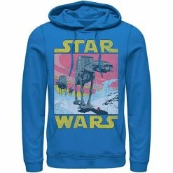 Licensed Character Men's Star Wars At-AT Retro Poster Hoodie Athletic Heather -Licensed Character Shop unnamed file 23246