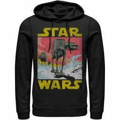 Licensed Character Men's Star Wars At-AT Retro Poster Hoodie Athletic Heather -Licensed Character Shop unnamed file 23250