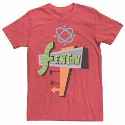 Licensed Character Men's Nickelodeon Danny Phantom Fenton Science Logo Tee Black