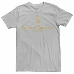 Licensed Character Men's Disney Cruella House Of Baroness London Gold Logo Tee White -Licensed Character Shop unnamed file 23297