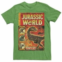 Licensed Character Men's Jurassic World Two Dino-Mite Tales Vintage Tee Cardinal -Licensed Character Shop unnamed file 23355