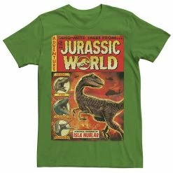 Licensed Character Men's Jurassic World Two Dino-Mite Tales Vintage Tee Cardinal -Licensed Character Shop unnamed file 23357
