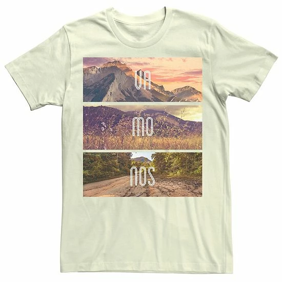 Licensed Character Men's Gonzales Vamonos Lanscape Portrait Stack Tee White 7 Licensed Character Men's Gonzales Vamonos Lanscape Portrait Stack Tee White - Image 5