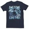 Licensed Character Men's Jurassic World Two Awesome Like T-Rex Tee Charcoal -Licensed Character Shop unnamed file 23410