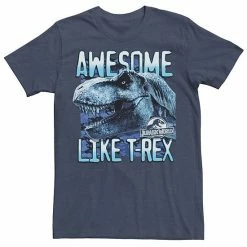 Licensed Character Men's Jurassic World Two Awesome Like T-Rex Tee Charcoal -Licensed Character Shop unnamed file 23414