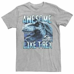 Licensed Character Men's Jurassic World Two Awesome Like T-Rex Tee Charcoal -Licensed Character Shop unnamed file 23415