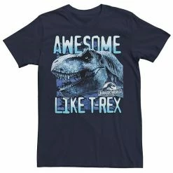 Licensed Character Men's Jurassic World Two Awesome Like T-Rex Tee Charcoal -Licensed Character Shop unnamed file 23416