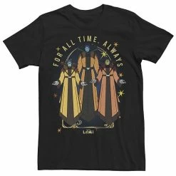 Licensed Character Men's Marvel Loki Time Keepers For All Time Quote Tee Black -Licensed Character Shop unnamed file 23420