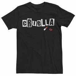 Licensed Character Men's Disney Cruella Lipstick Logo Tee Kelly -Licensed Character Shop unnamed file 23428