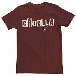 Licensed Character Men's Disney Cruella Lipstick Logo Tee Kelly -Licensed Character Shop unnamed file 23432