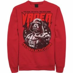 Licensed Character Men's Star Wars Vader 1977 Galactic Tour Metal Poster Sweatshirt Athletic Heather -Licensed Character Shop unnamed file 23476